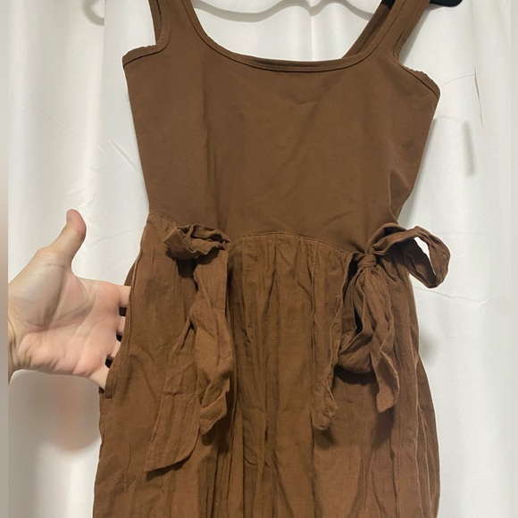 NWT Aerie At The Barre Bow Cotton Dress XS - Picture 4 of 8